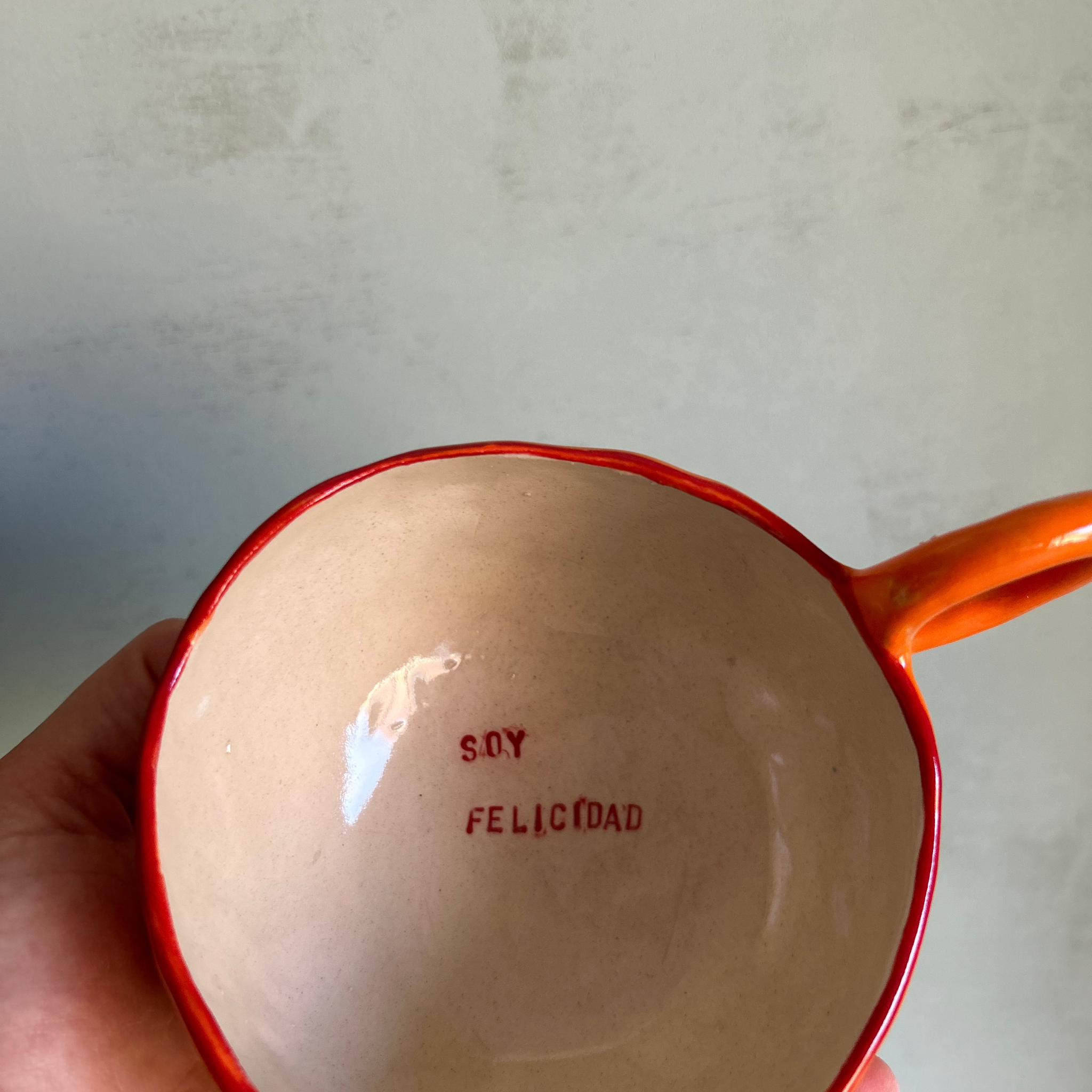 Taza Naranja coleccion "Latidos del Corazón" - Imagen 8