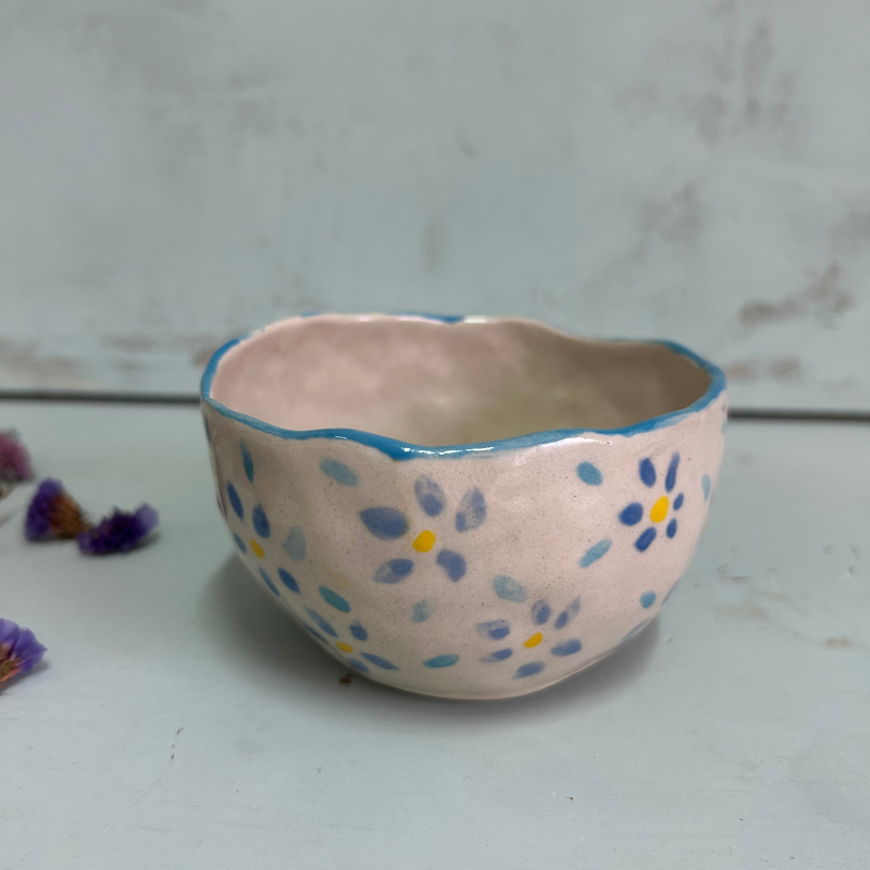 🌼 TAZA / CUENCO PEQUEÑO DE CERÁMICA “YO SOY ALEGRÍA” - Imagen 5