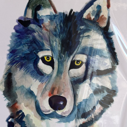 Libretas ilustradas · Edición artística Ilustración Lobo "yo soy tu ternura" - Imagen 5
