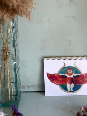 Libreta "poder ancestral" por Paula Molina Art hecha en Monachil